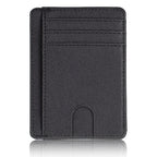 Carteira Minimalista Slim Com Proteção Rfid King Fibo Carbon G1P8- Carteira Minimalista Casa Tech Loja Preto 