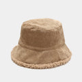 Chapéu Bucket com Lã de Cordeiro CBF03 - Chapéu Bucket com Lã de Cordeiro Casa Tech Khaki 