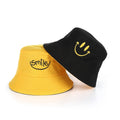 Chapéu Bucket Smile 2 em 1 CBF04 - Chapéu Bucket Smile 2 em 1 Casa Tech Preto e Amarelo 