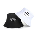 Chapéu Bucket Smile 2 em 1 CBF04 - Chapéu Bucket Smile 2 em 1 Casa Tech Preto e Branco 