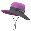 Chapéu Feminino com Proteção UV CHAF1 - Chapéu Feminino com Proteção UV Casa Tech Loja Roxo 