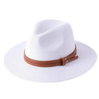 Chapéu Panamá Unissex G6P16 - Chapéu Unissex Panamá - Fine Style Casa Tech Loja Branco 56-58cm 