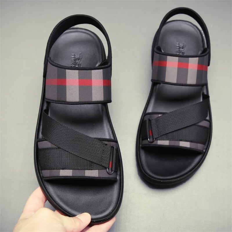 Chinelo Masculino Fashion SCM04 - Chinelo Masculino Fashion Casa Tech Vermelho 35 