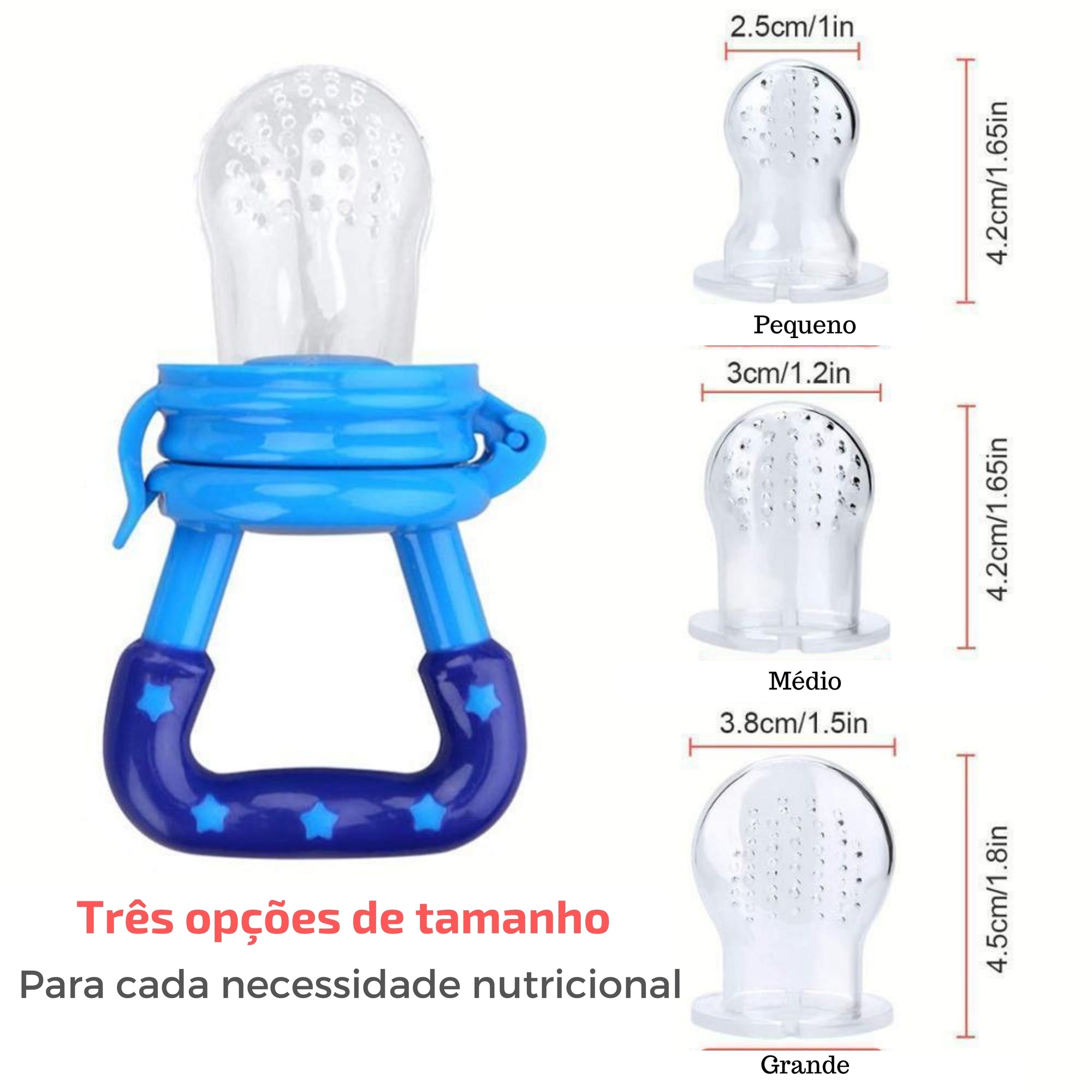Chupeta de frutas para bebês - Baby Fruits GR1P9 - Chupeta de frutas Casa Tech Loja 