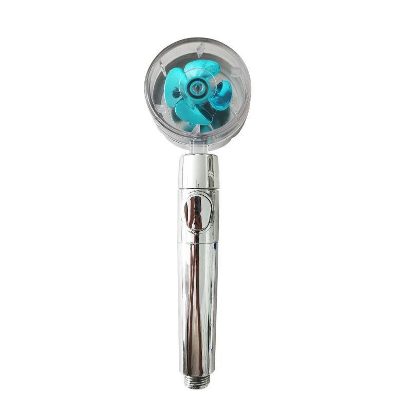 Chuveiro PowerHead - Mais Economia e Relaxamento no Banho G2P23 - Chuveiro PowerHead Casa Tech Loja Hélice Azul e Suporte Inox 