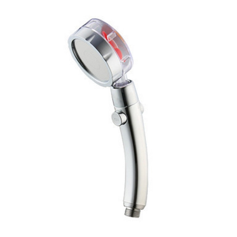 Chuveiro PowerHead - Mais Economia e Relaxamento no Banho G2P23 - Chuveiro PowerHead Casa Tech Loja Vermelho Hélice Oculta Suporte Curvo 