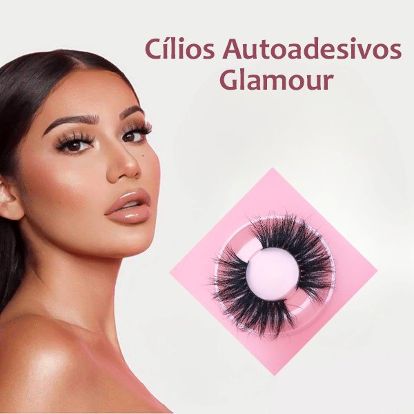 Cílios Autoadesivos Glamour EST06 - Cílios Autoadesivos Glamour Casa Tech Loja 