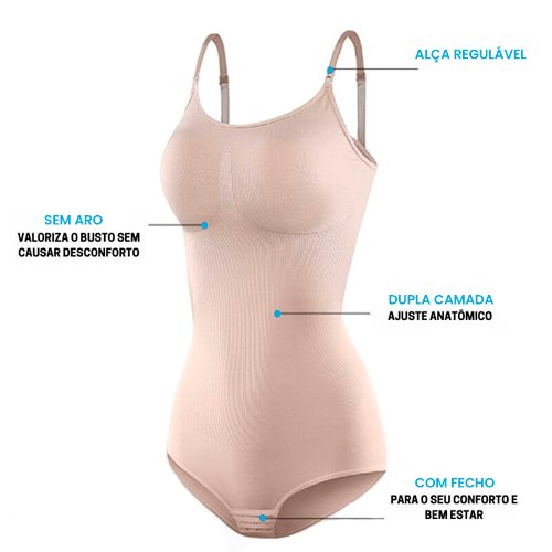 Cinta Modeladora Body Slim EST11 - Cinta Modeladora Body Slim Casa Tech 