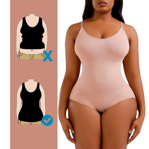 Cinta Modeladora Body Slim EST11 - Cinta Modeladora Body Slim Casa Tech Bege P 