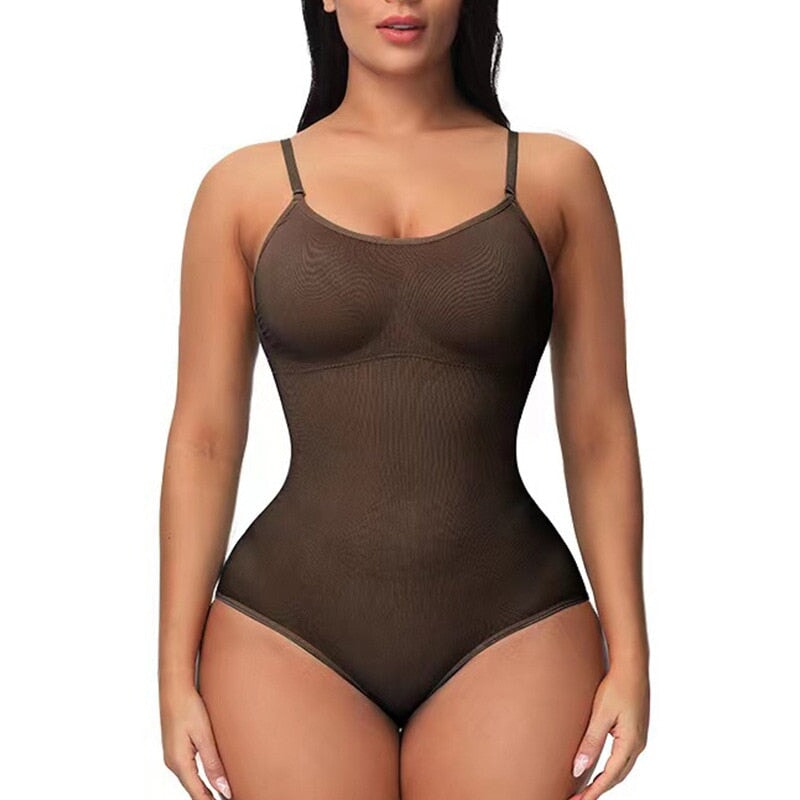Cinta Modeladora Body Slim EST11 - Cinta Modeladora Body Slim Casa Tech Marrom P 