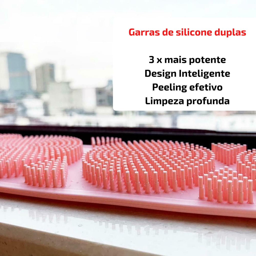 Clean Back ™ Silicone - Para Limpar as Costas (Costa Clean) G1P21 - Clean Back Casa Tech Loja 