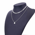 Colar Feminino Eco JSF03 - Colar Feminino Eco Casa Tech Loja Prata 