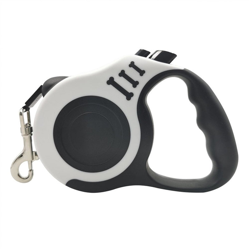 Coleira para Cachorro Retrátil DOG07 - Coleira para Cachorro Retrátil Casa Tech Branco 5 m 