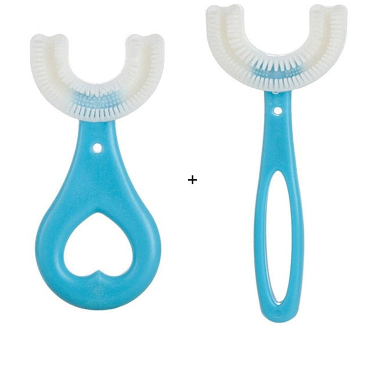 Compre 1 e Leve 2 - Escova de Dente Infantil 360° HPE13 - Compre 1 e Leve 2 - Escova de Dente Infantil 360° Casa Tech 1 Azul (0-6 Anos) e 1 Azul (6-12 Anos) 