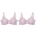 Compre 1 Leve 2 - Sutiã de Renda Max Confort LIF19 - Compre 1 Leve 2 - Sutiã de Renda Max Confort Casa Tech Rosa + Rosa P 