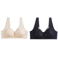 Compre 1 Leve 2 - Sutiã Sexy Comfort LIN10 - Compre 1 Leve 2 - Sutiã Sexy Comfort Casa Tech Loja Bege + Preto M 