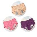Compre 1 Leve 3 - Calcinha Absorvente Confort LIN01 - Compre 1 Leve 3 - Calcinha Absorvente Confort Casa Tech Nude + Rosa + Roxo P 