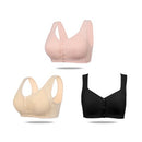 Compre 1 Leve 3 - Sutiã com Fecho Frontal LIF26 - Compre 1 Leve 3 - Sutiã com Fecho Frontal Casa Tech 01 Preto + 01 Rosa + 01 Bege 42 