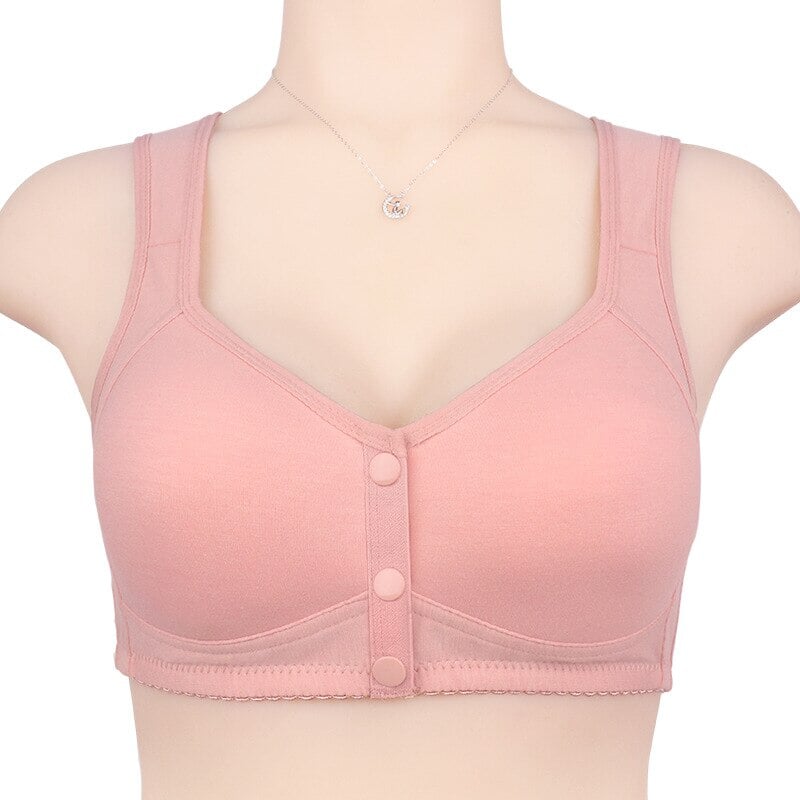 Compre 1 Leve 3 - Sutiã com Fecho Frontal LIF26 - Compre 1 Leve 3 - Sutiã com Fecho Frontal Casa Tech 01 Preto + 01 Roxo + 01 Bege 42 