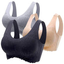 COMPRE 1 LEVE 3 - Sutiã Confort 5D G1P18 - Sutiã Confort Casa Tech Bege Preto Cinza P 