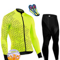 Conjunto Térmico para Andar de Bicicleta CIC03 - Conjunto Térmico para Andar de Bicicleta Casa Tech Verde - Calça P 