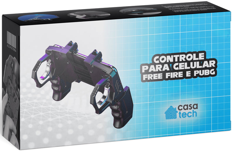 Controle para Celular FREE FIRE e PUBG ATC15 - Controle para Celular FREE FIRE e PUBG YRUIS 