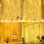 Cortina com Luzes de Led e Controle Remoto G3P21 CORTINA DE LED Casa Tech Loja 