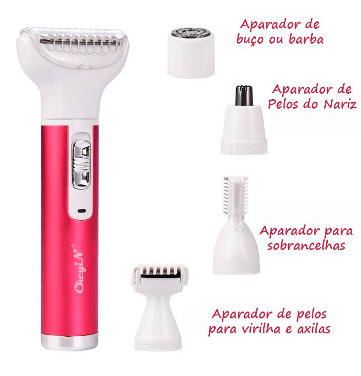 Depiladora Luxo - 5 em 1 G3P10 - Depiladora Luxo - 5 em 1 Casa Tech Loja 