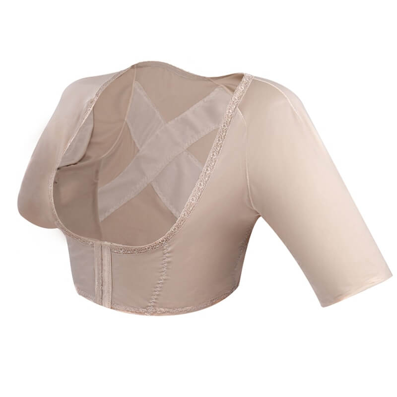 Emagrecedor de Braços e Corretor de Postural G9P18 - Emagrecedor de Braços e Corretor de Postural Casa Tech Loja Bege P 
