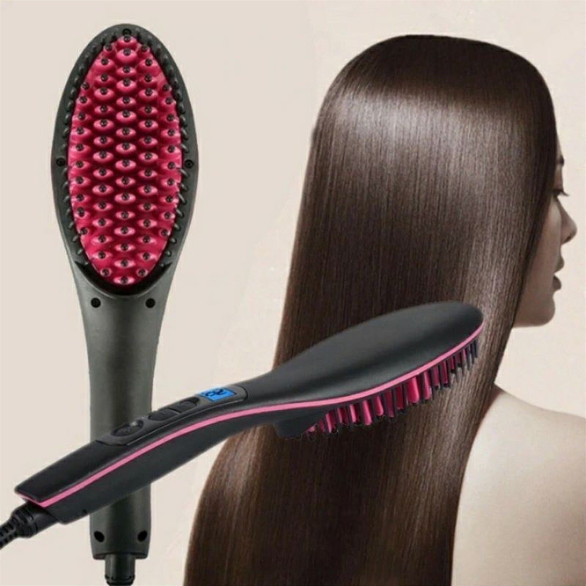Escova Alisadora Magic Hair EAB08 - Escova Alisadora Magic Hair Casa Tech 