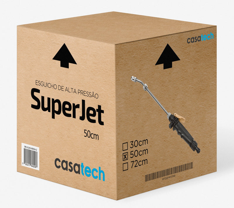 Esguicho de Alta Pressão - Super Jet G9P10 - Esguicho de Alta Pressão Super Jet Casa Tech Loja 50 cm 