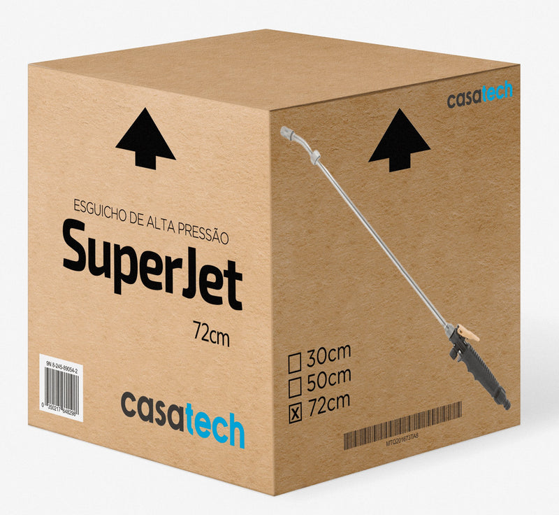 Esguicho de Alta Pressão - Super Jet G9P10 - Esguicho de Alta Pressão Super Jet Casa Tech Loja 72 cm 