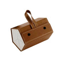 Estojo para Óculos Smart Compact G4P18 - Estojo para Óculos Casa Tech Loja 5 Compartimentos Marrom 