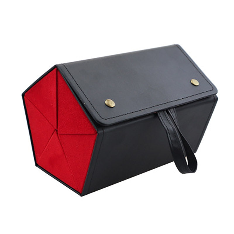 Estojo para Óculos Smart Compact G4P18 - Estojo para Óculos Casa Tech Loja 5 Compartimentos Vermelho 