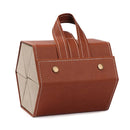 Estojo para Óculos Smart Compact G4P18 - Estojo para Óculos Casa Tech Loja 6 Compartimentos Marrom 