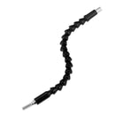 Extensor Magnético Flexível Universal para Furadeira e Chaves de Fenda G1P23 - Extensor Furadeira Casa Tech Loja Preto 