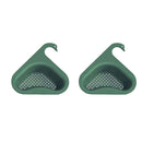 Filtro de Pia de Silicone Ergonômico (Cisne Drain) COZ08 - Filtro de Pia de Silicone Ergonômico (Cisne Drain) Casa Tech Loja Verde 2 unidades 