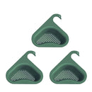 Filtro de Pia de Silicone Ergonômico (Cisne Drain) COZ08 - Filtro de Pia de Silicone Ergonômico (Cisne Drain) Casa Tech Loja Verde 3 unidades 