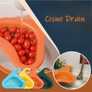 Filtro de Pia de Silicone Ergonômico (Cisne Drain) G7P23 - Filtro de Pia de Silicone Ergonômico (Cisne Drain) Casa Tech Loja 
