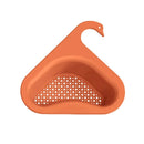 Filtro de Pia de Silicone Ergonômico (Cisne Drain) G7P23 - Filtro de Pia de Silicone Ergonômico (Cisne Drain) Casa Tech Loja Laranja 1 