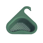 Filtro de Pia de Silicone Ergonômico (Cisne Drain) G7P23 - Filtro de Pia de Silicone Ergonômico (Cisne Drain) Casa Tech Loja Verde 1 