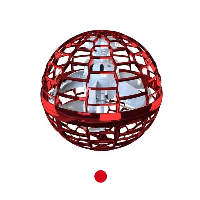 Fly Orbb™ - Drone Voador G4P20 - Fly Orbb Casa Tech Loja Vermelho 