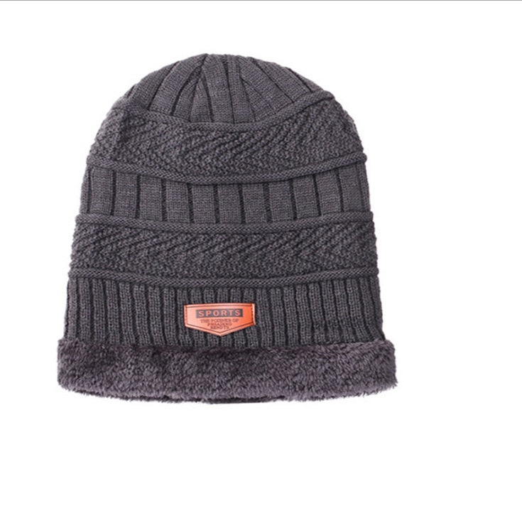 Gorro de Frio Forrado - Inverno 2022 G8P12 Casa Tech Loja Cinza 