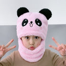 Gorro de Frio Infantil Panda G8P10 Casa Tech Loja Rosa 