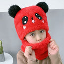 Gorro de Frio Infantil Panda G8P10 Casa Tech Loja Vermelho 