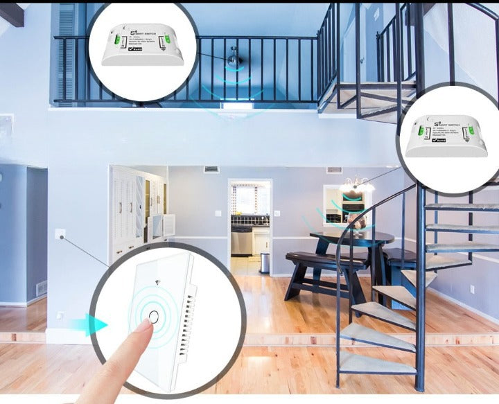 Interruptor Inteligente Wi-Fi Smart - Alexa, Google, iOS, Android G9P11 -Interruptor Inteligente Wi-Fi Smart - Alexa, Google, iOS, Android Casa Tech Loja 