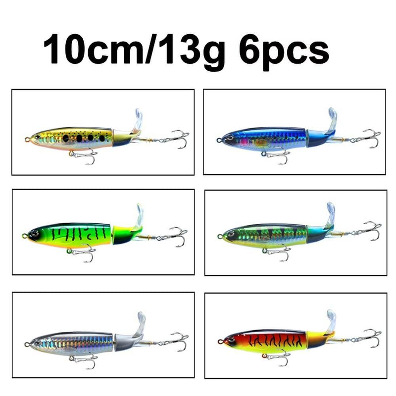 Iscas Artificiais para Pesca FishingPro UTI14 - Iscas Artificiais para Pesca FishingPro Casa Tech Loja 6 peças - Todas as cores 
