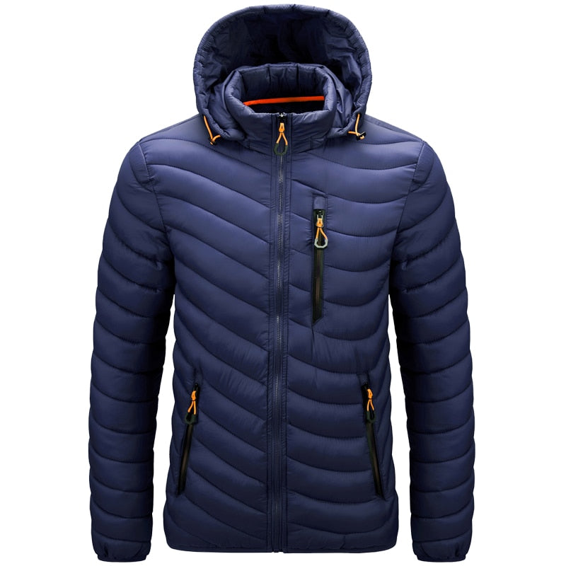 Jaqueta À Prova d'Água Frio Inverno 2022 0 Casa Tech Loja Azul Marinho P 155 CM 55 KG 