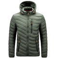 Jaqueta À Prova d'Água Frio Inverno 2022 0 Casa Tech Loja Verde P 155 CM 55 KG 