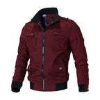 Jaqueta Aviador Masculina JCM25 - Jaqueta Aviador Masculina FAVOCENT Vinho P 